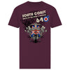 Battle of the Mods and Rockers T-shirt - maroon