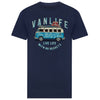 Vanlife Camper T-shirt Navy