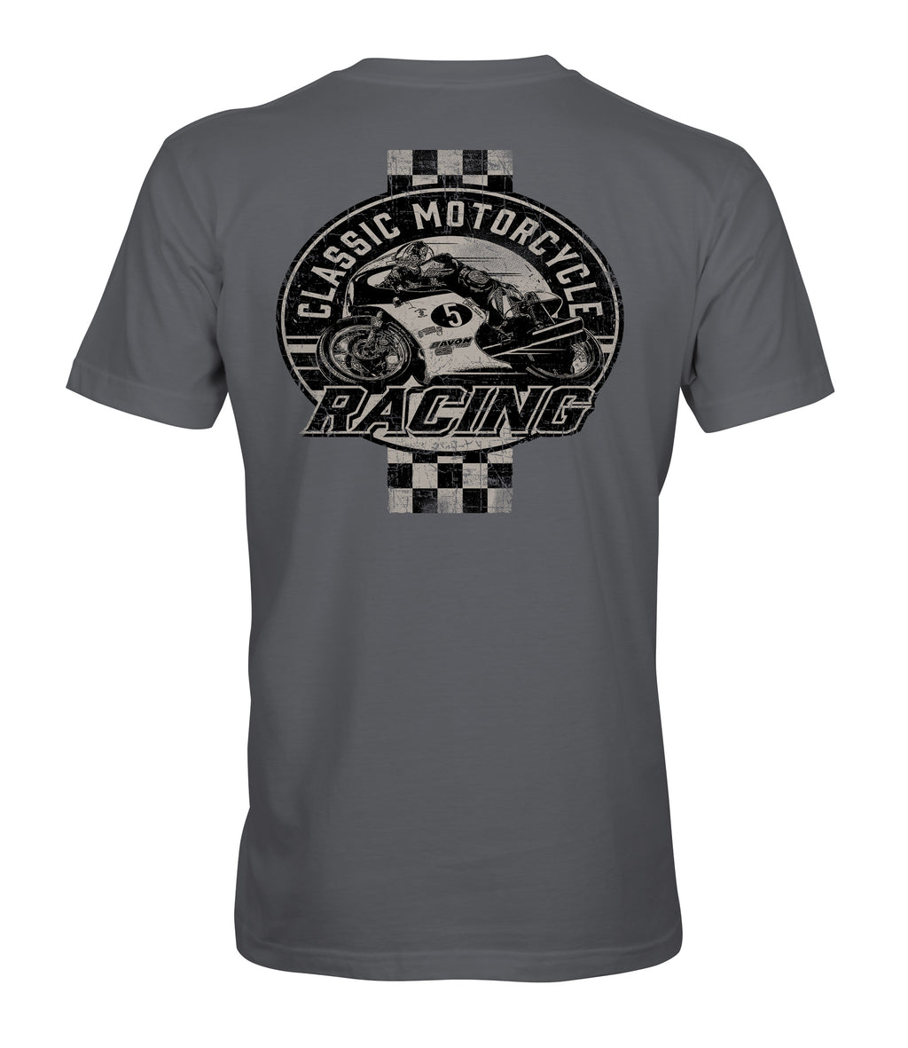 Isle of Man Classic Racing Tee Grey