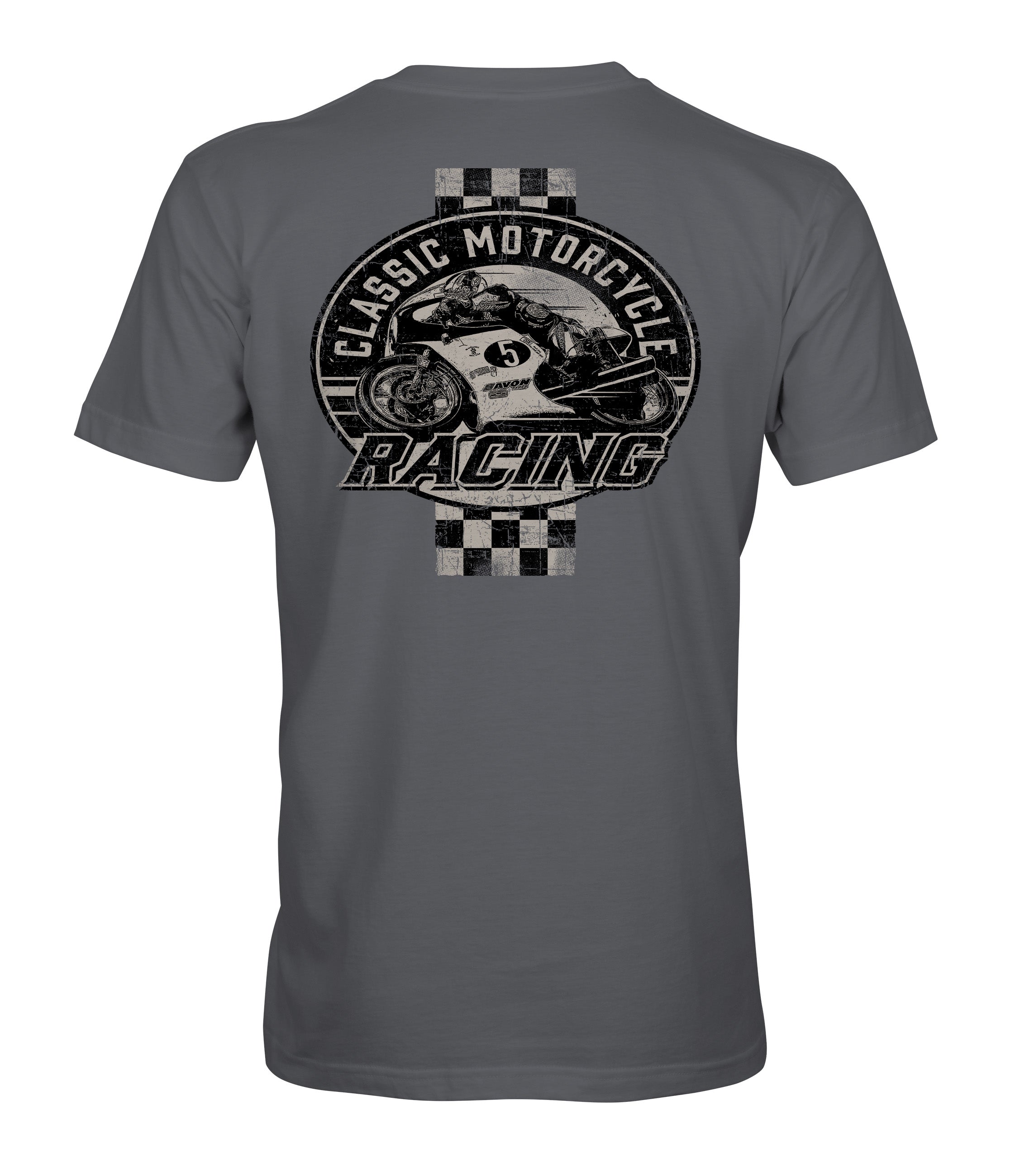 Isle of Man Classic Racing Tee Grey