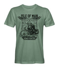 Tee Shirt with image of Isle of Man  Classic Road Races Motorcycle