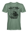 Tee Shirt with image of Isle of Man  Classic Road Races Motorcycle