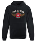 Black Hoody for Isle of Man Motorcycle Road Race fans