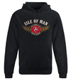 Black Hoody for Isle of Man Motorcycle Road Race fans