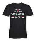 Black Tee shirt - Isle of Man Superbike Races