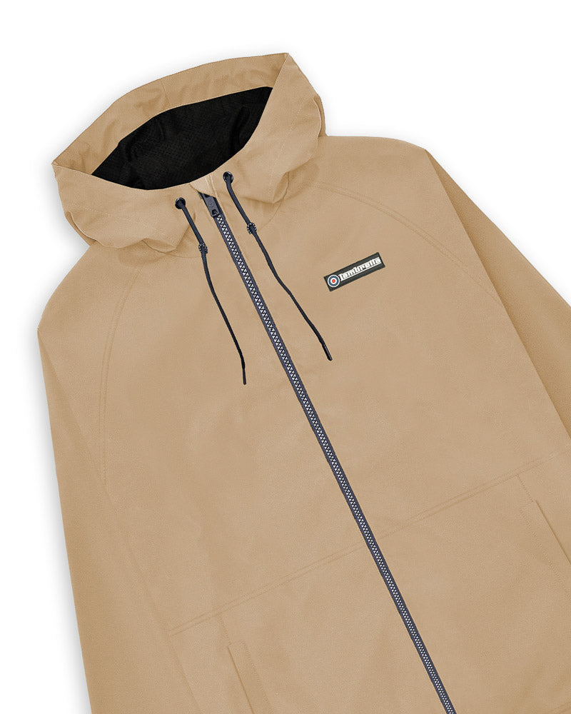 Lambretta Ripstop Hooded Jacket Stone
