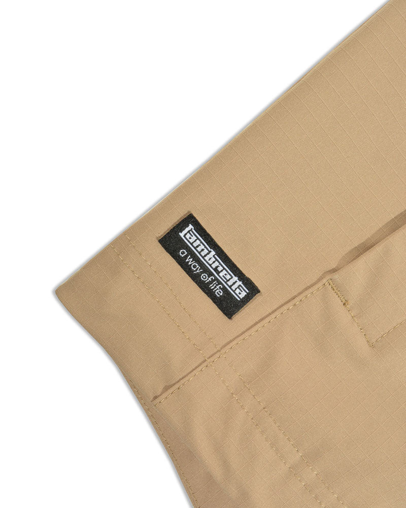 Lambretta Ripstop Hooded Jacket Stone