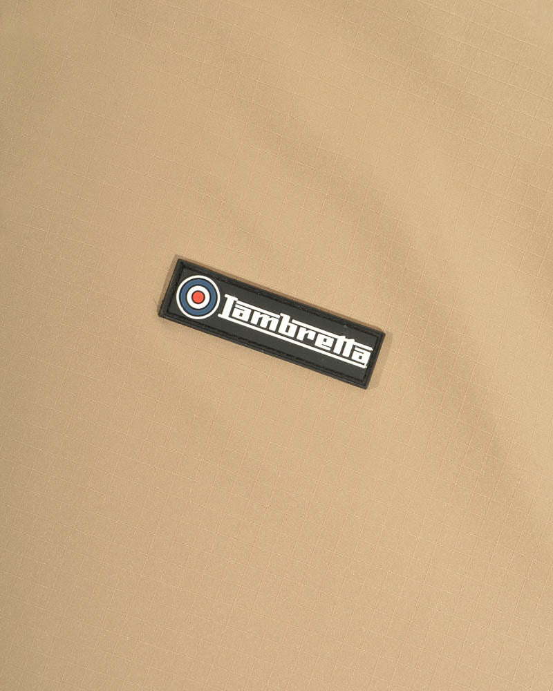 Lambretta Ripstop Hooded Jacket Stone