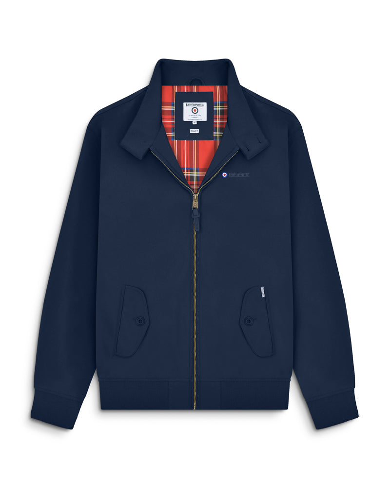 lambretta navy blue mens harrington jacket