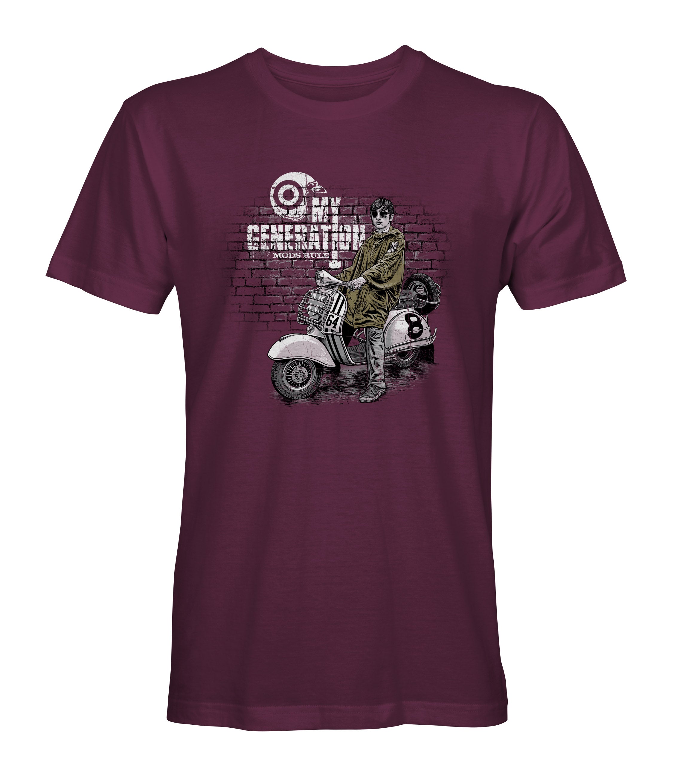 My Generation T shirt Maroon 