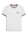Lambretta Triple Tipped Polo T Shirt White