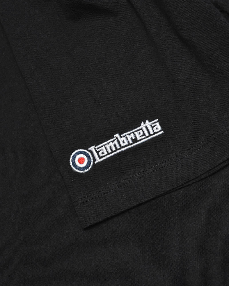 Lambretta Fade Racing Stripe Crew Tee Shirt