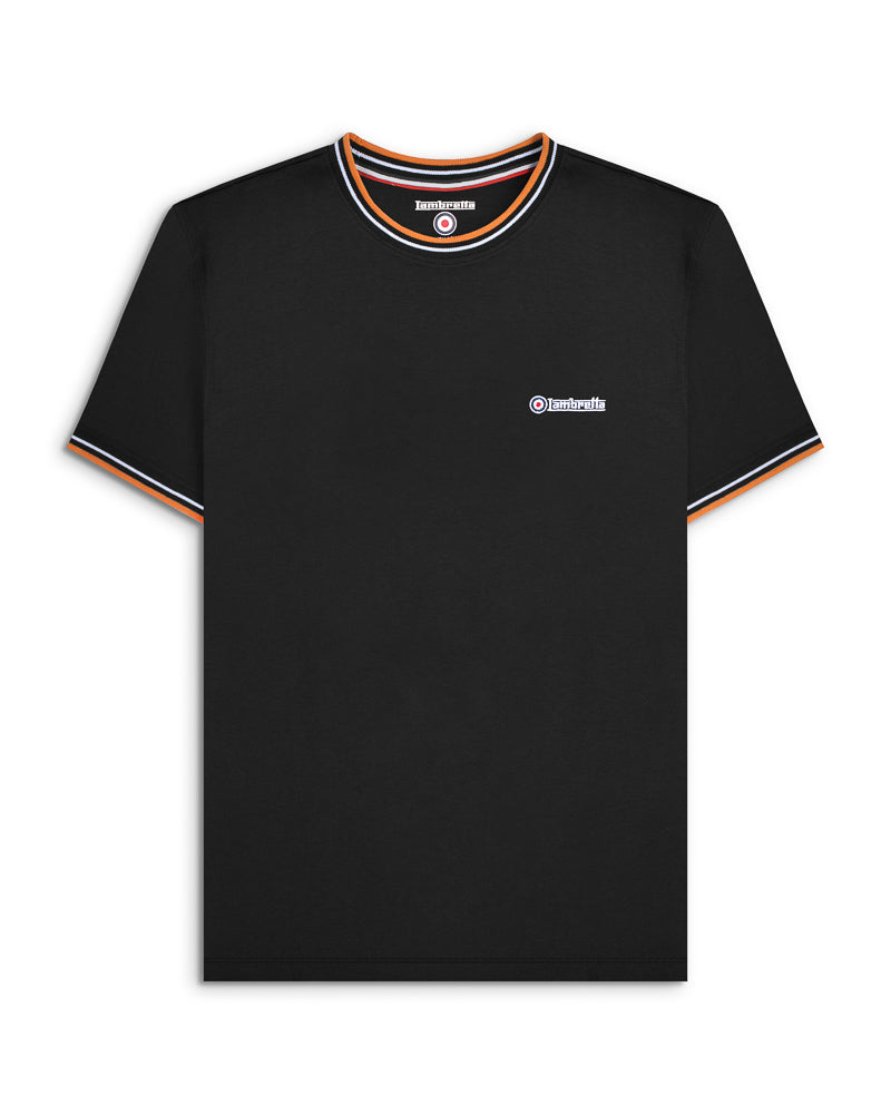T-shirts bleus Lambretta pour homme T-shirts bleus Lambretta pour homme