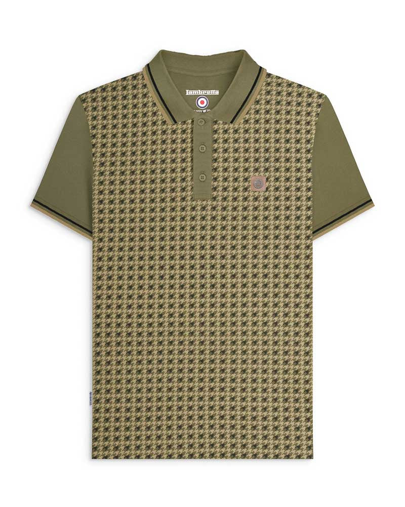 Lambretta Houndstooth Polo Shirt