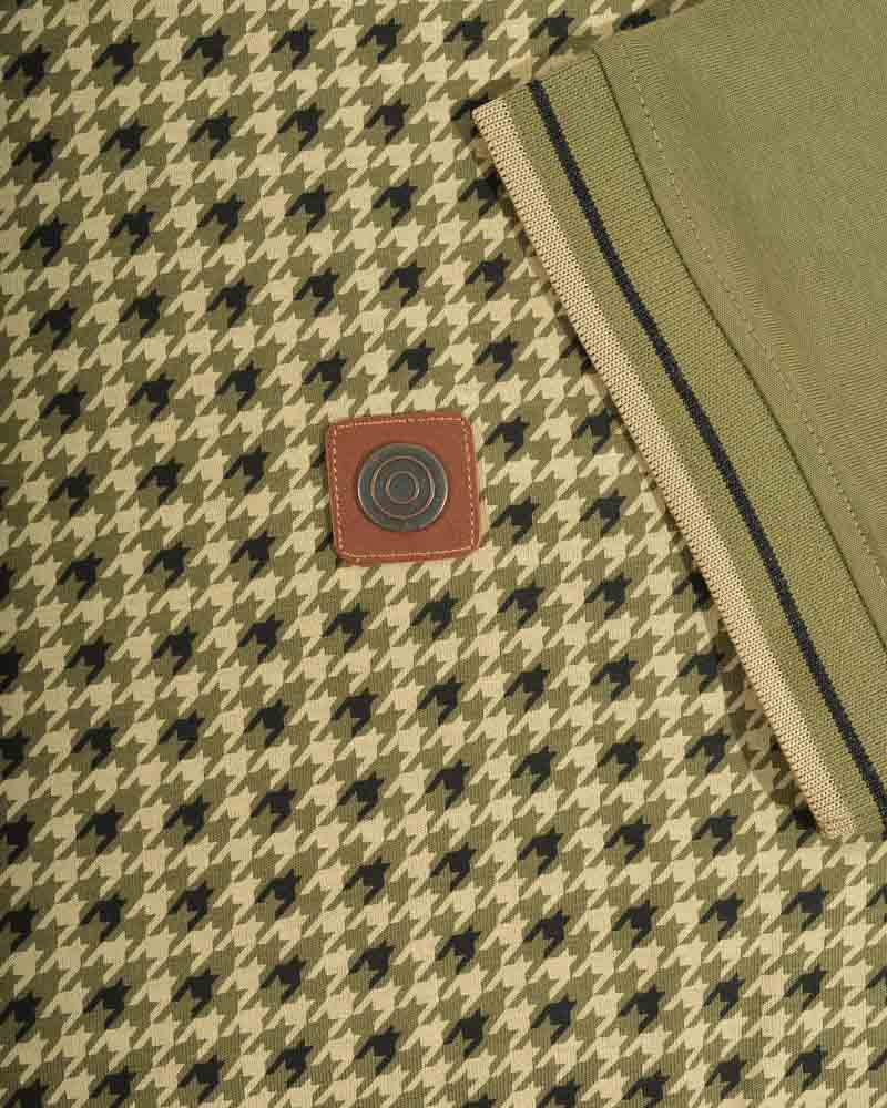 Lambretta Houndstooth Polo Shirt
