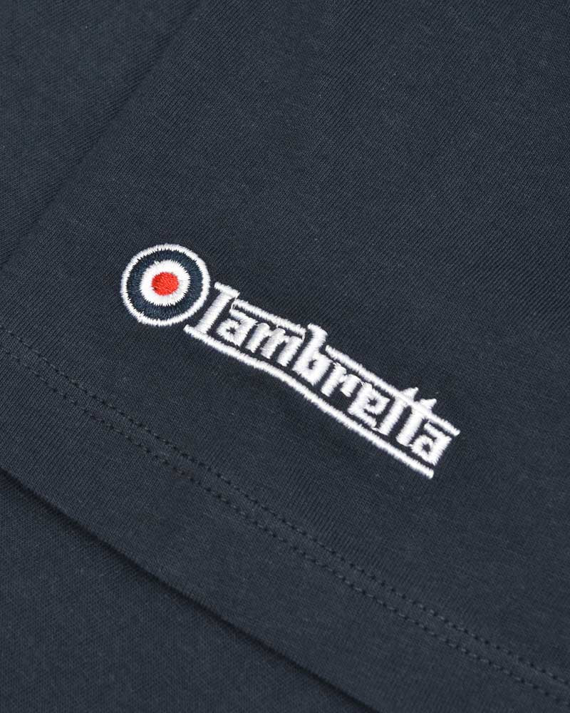 Lambretta Brand Logo Tee Navy