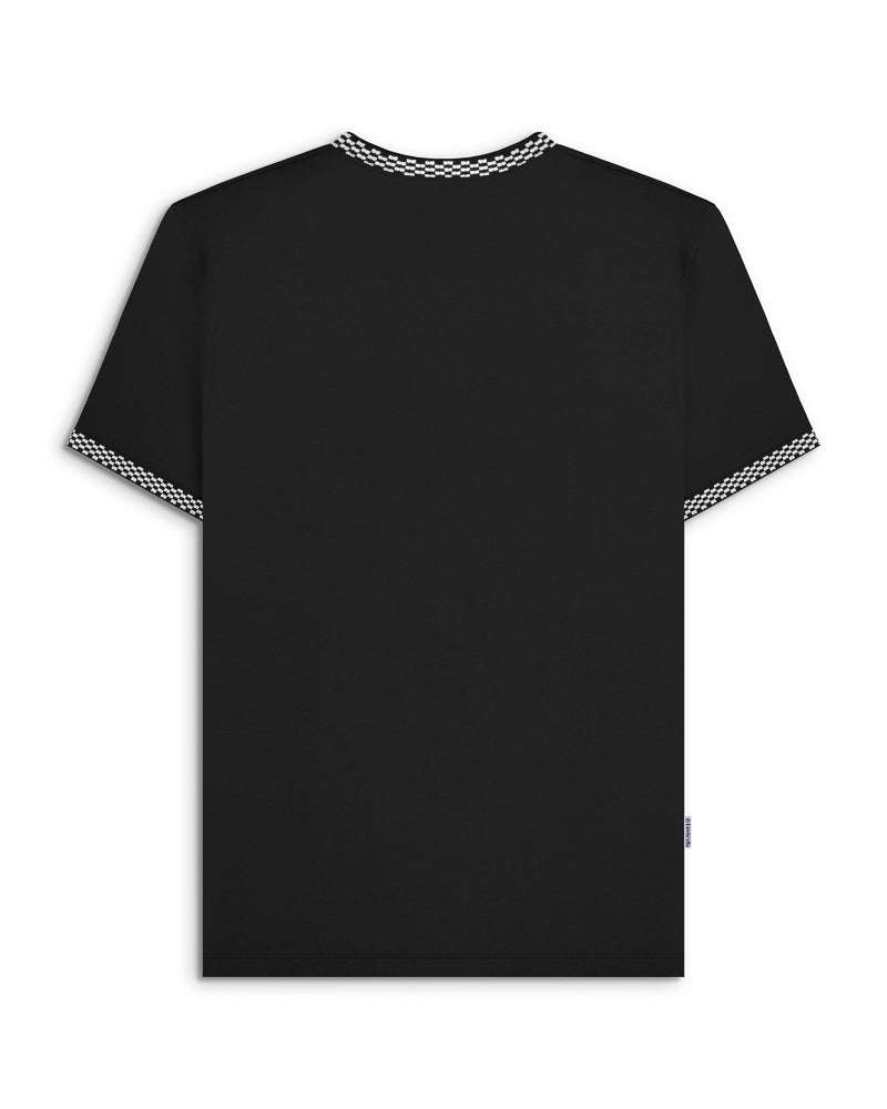 Lambretta Two Tone Ringer Tee black-White
