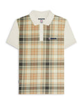 Lambretta Check Print Polo TOFU