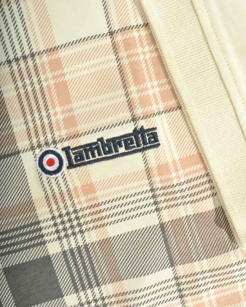Lambretta Check Print Polo TOFU