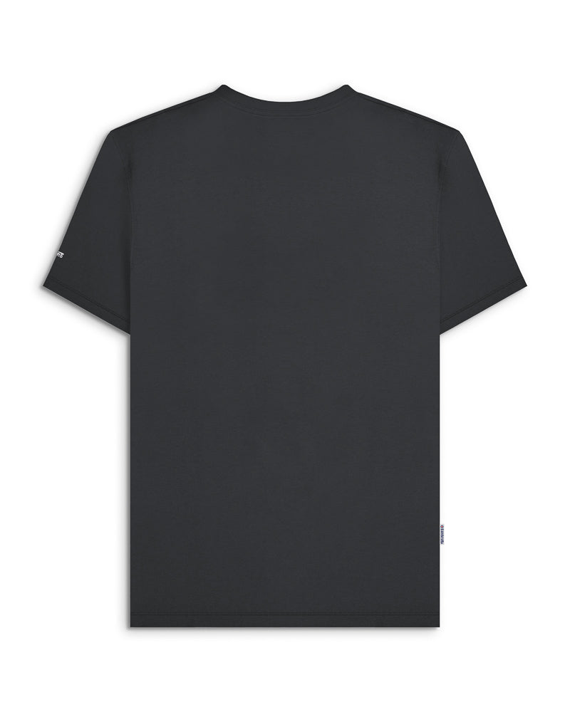 Lambretta Racing Stripe Crew T Shirt  Iron/Gold