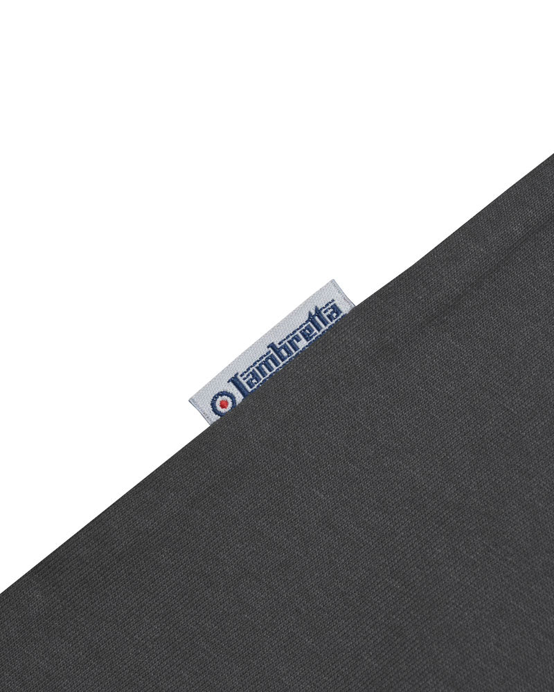 Lambretta Racing Stripe Crew T Shirt  Iron/Gold