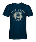 Take a Trip Tee Unisex Navy Blue