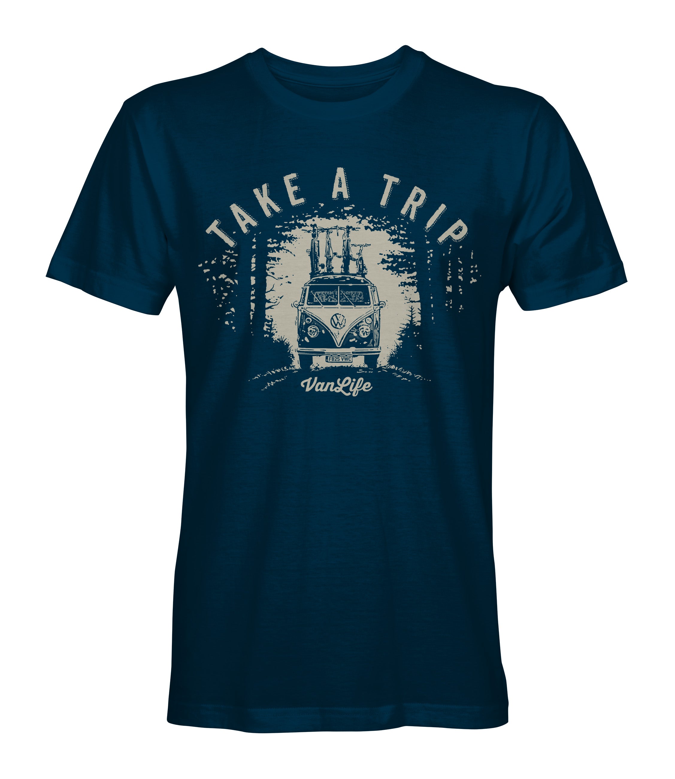 Take a Trip Tee Unisex Navy Blue