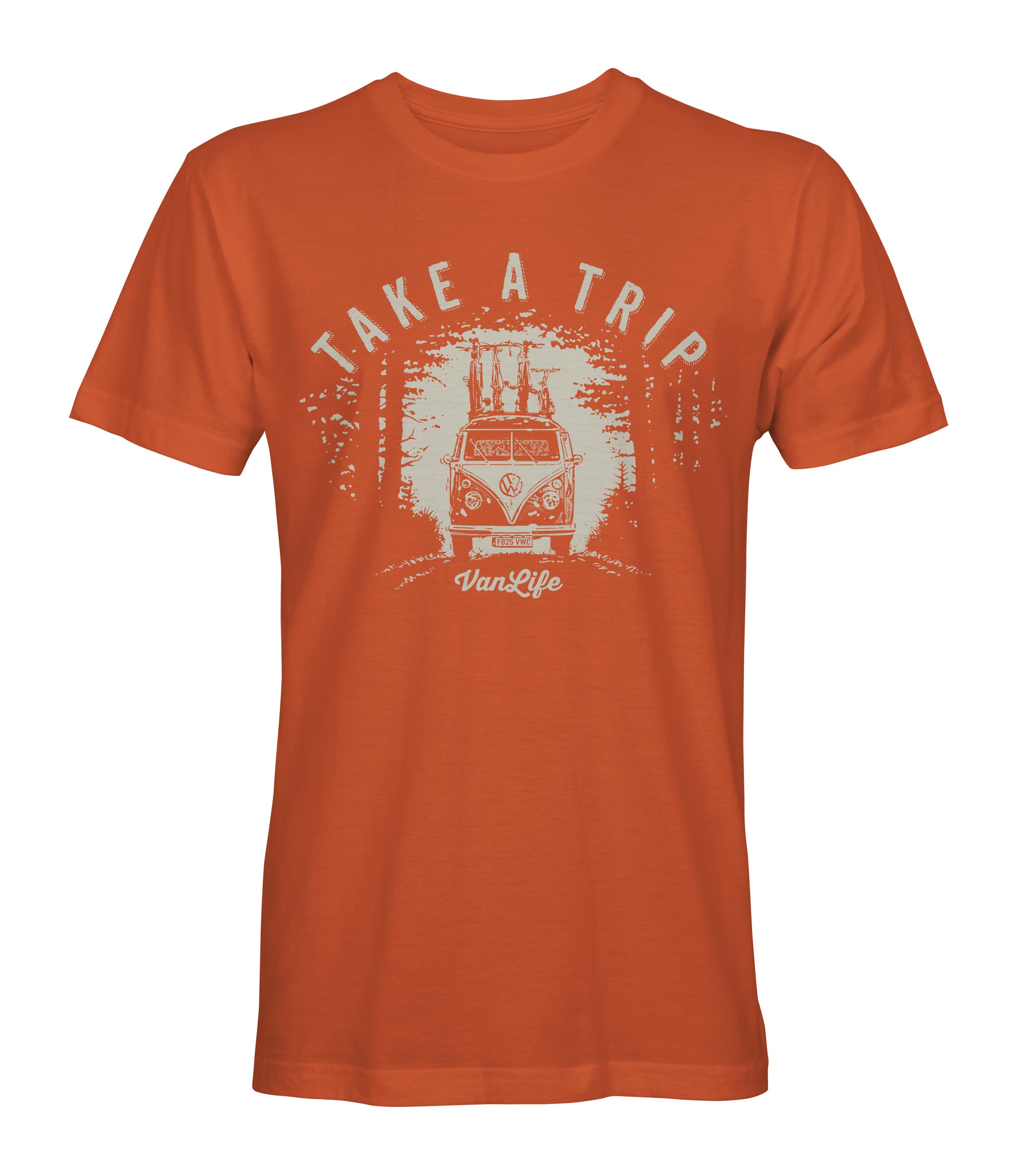 take a trip mens unisex van life tee shirt