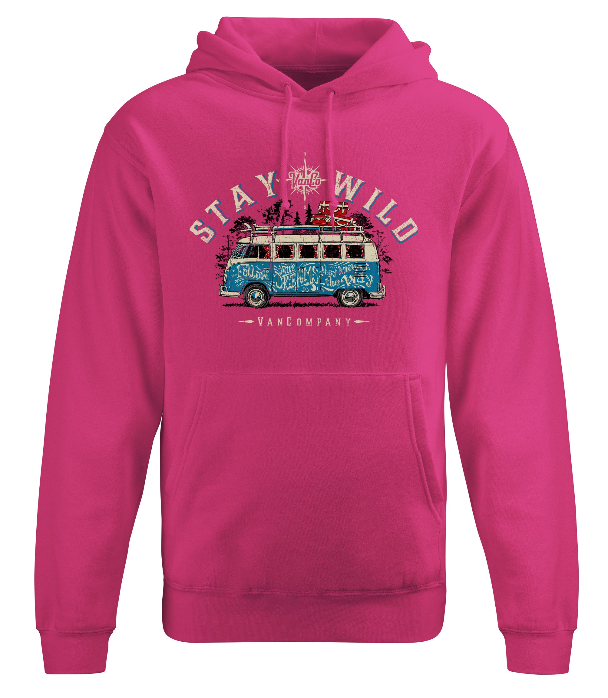 Van Company Stay Wild Hoodie New