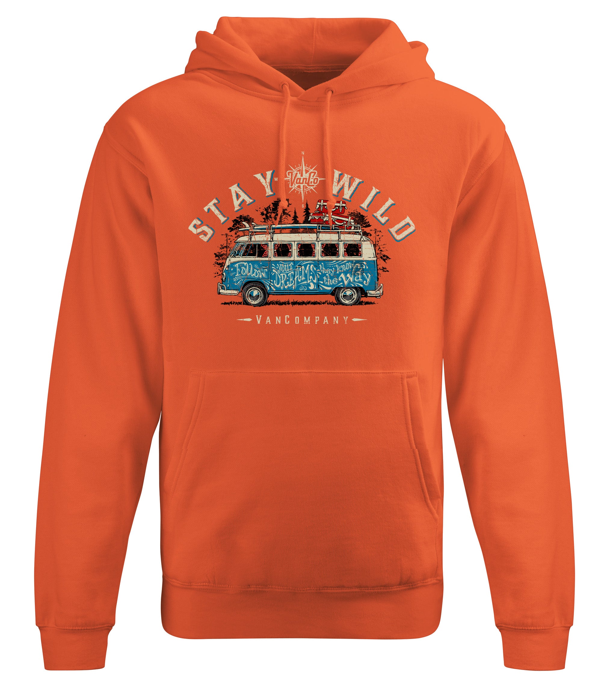 Van Company Stay Wild Hoodie New