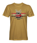 Van Company Never Stop Exploring  T-Shirt - Mustard