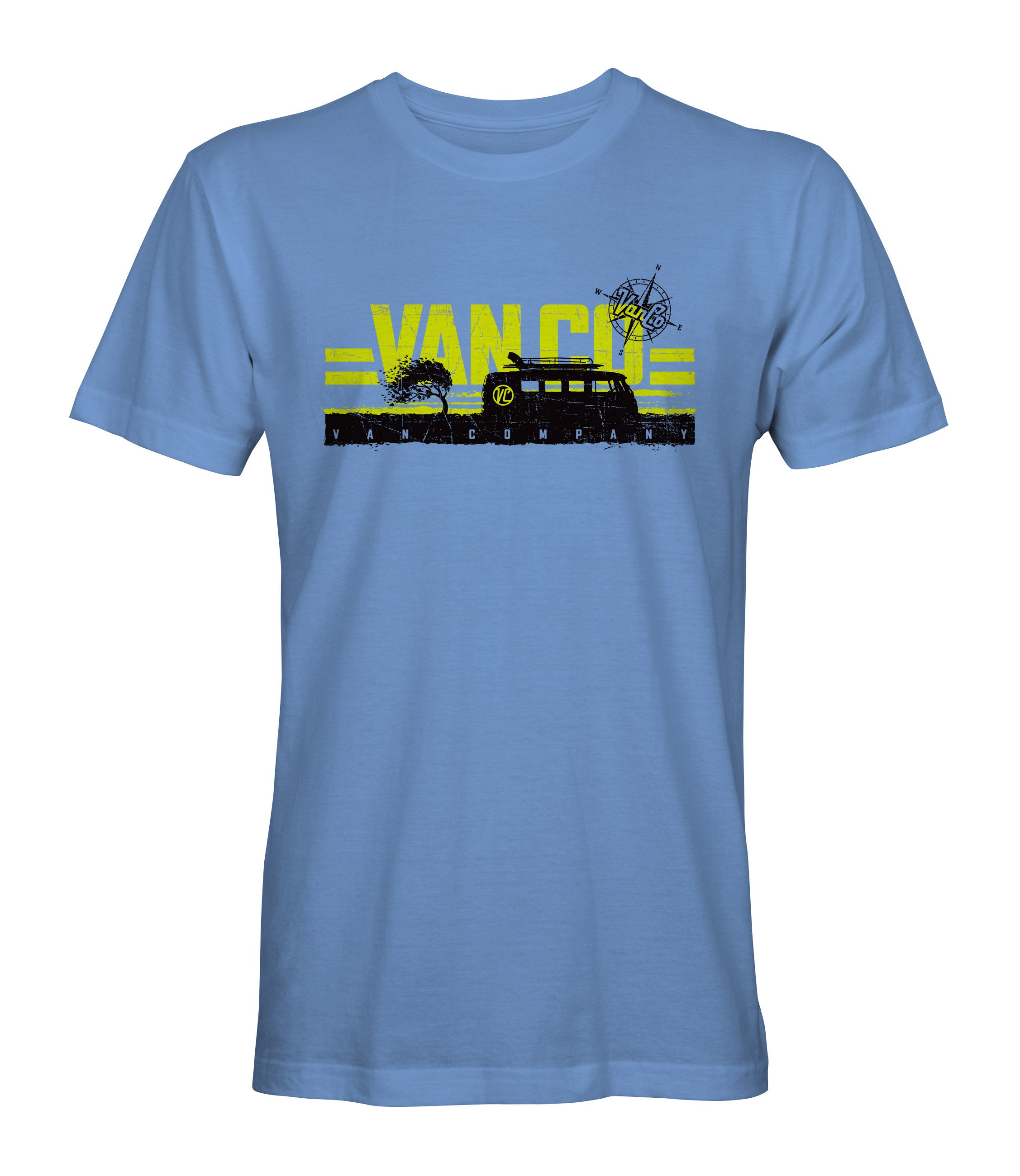Van Company D2 T Shirt  Light Blue