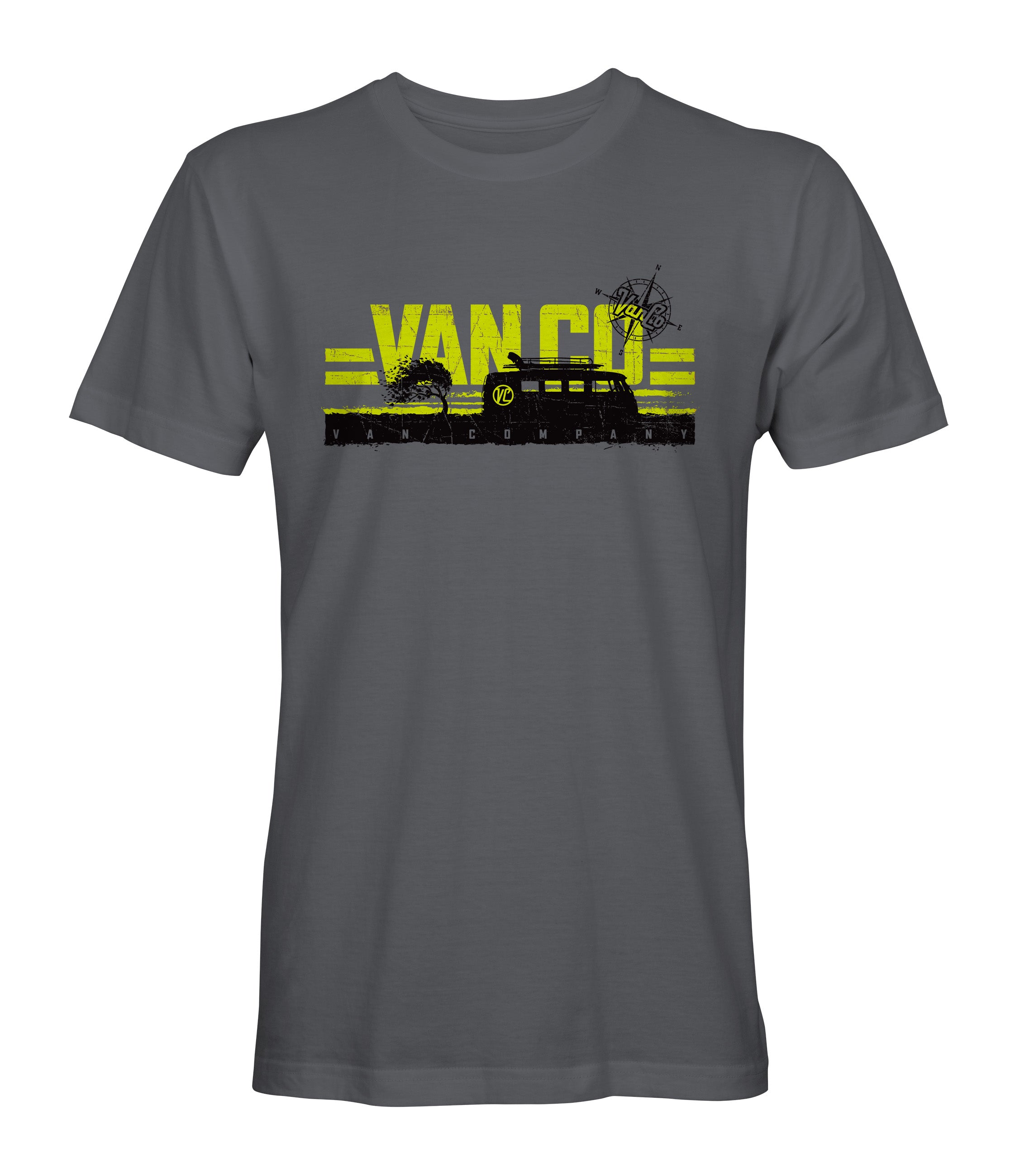 Van Company D2 T Shirt  Dark Grey