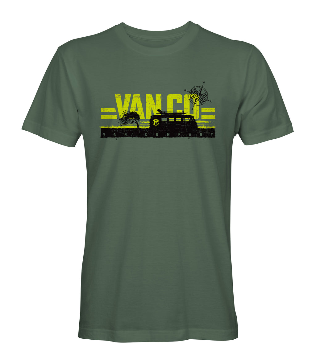 Van Company D2 T Shirt  Sage Green