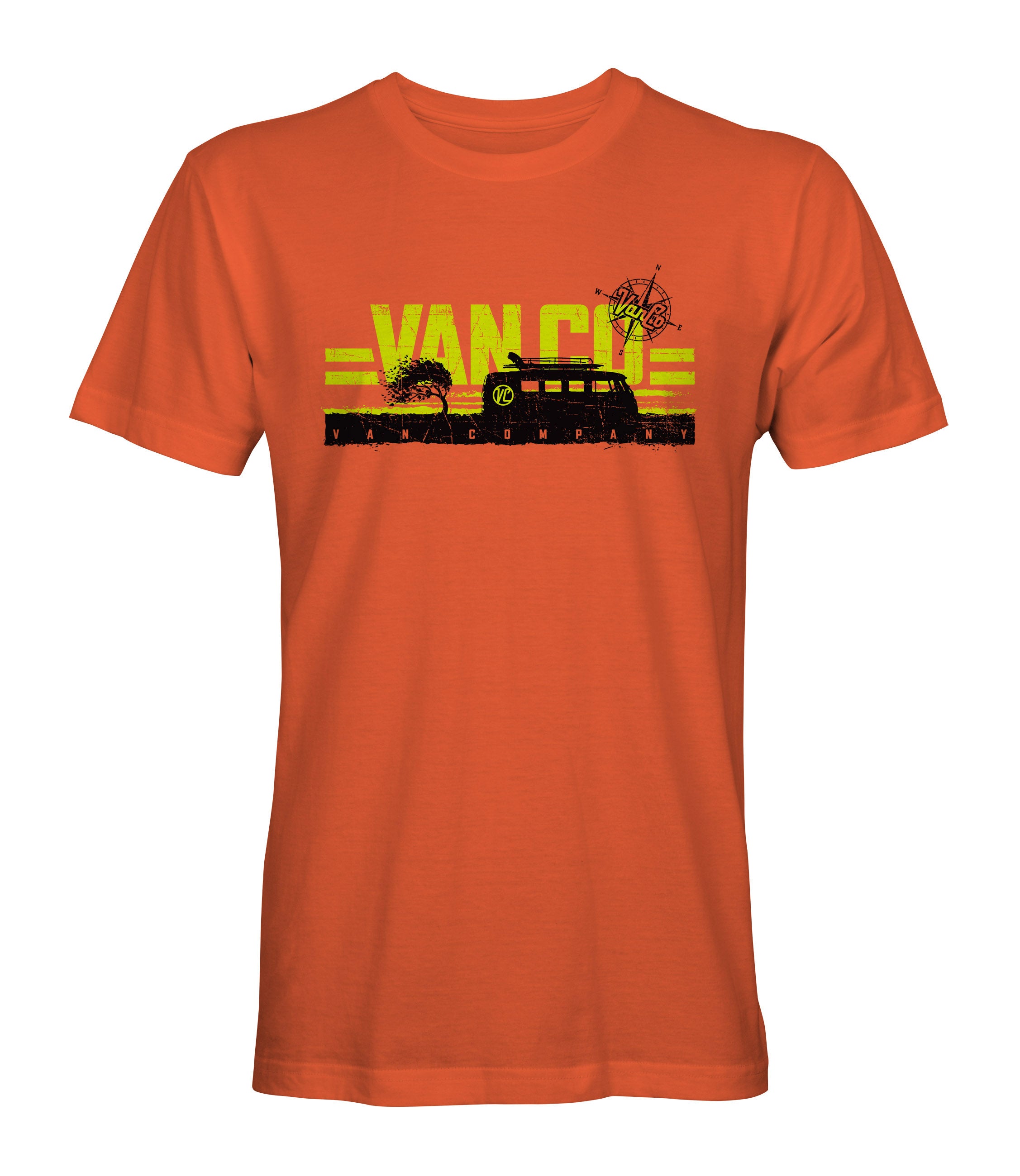 Van Company D2 T Shirt  Orange