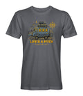 Van Company D5 Lifes a Pitch  T Shirt  Charcoal
