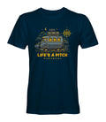 Van Company D5 Lifes a Pitch  T Shirt  Navy