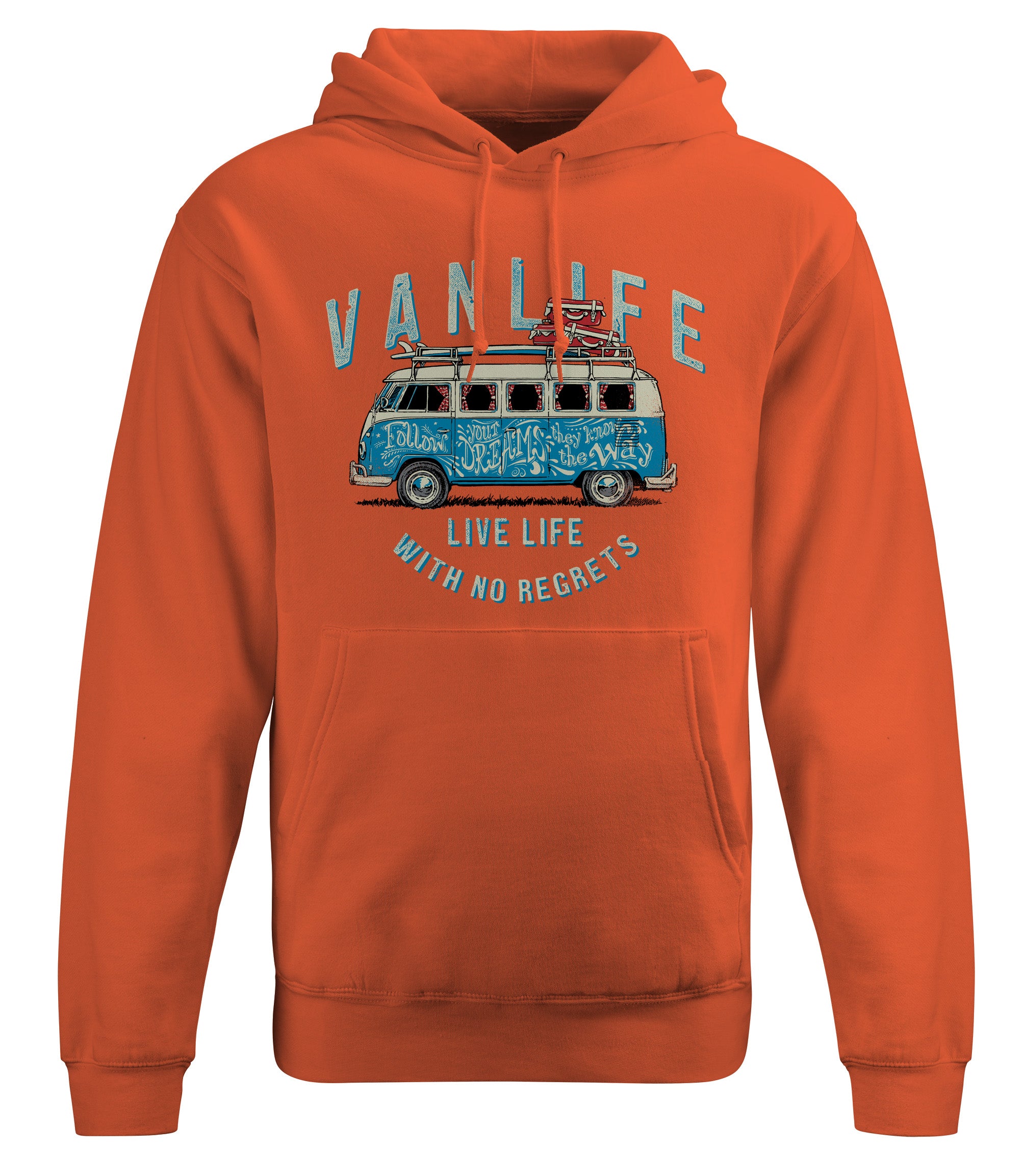 Vanlife Orange Unisex Hoody