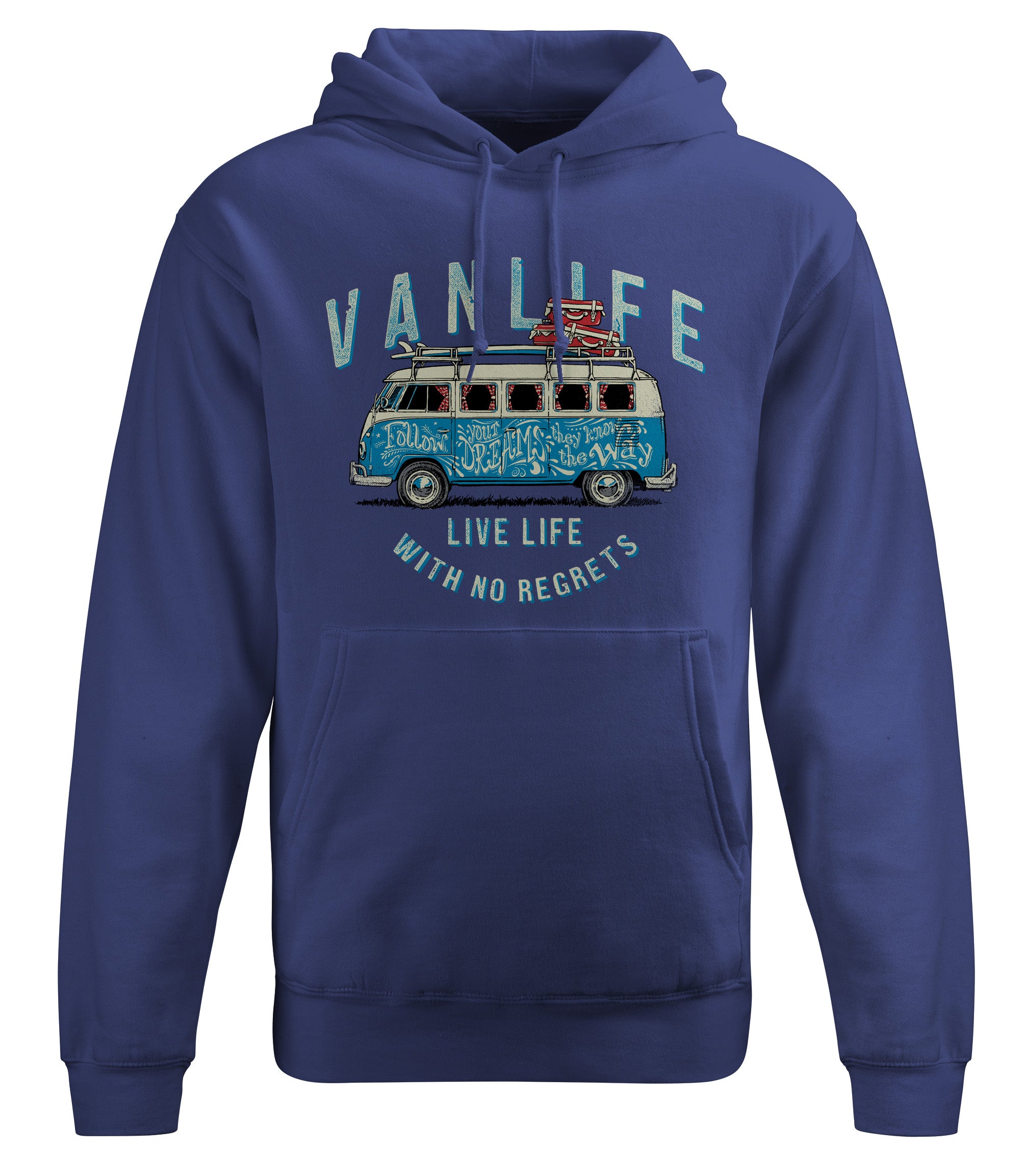 van life hoodie purple unisex