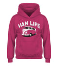 VAN LIFE KIDS HOODY PINK