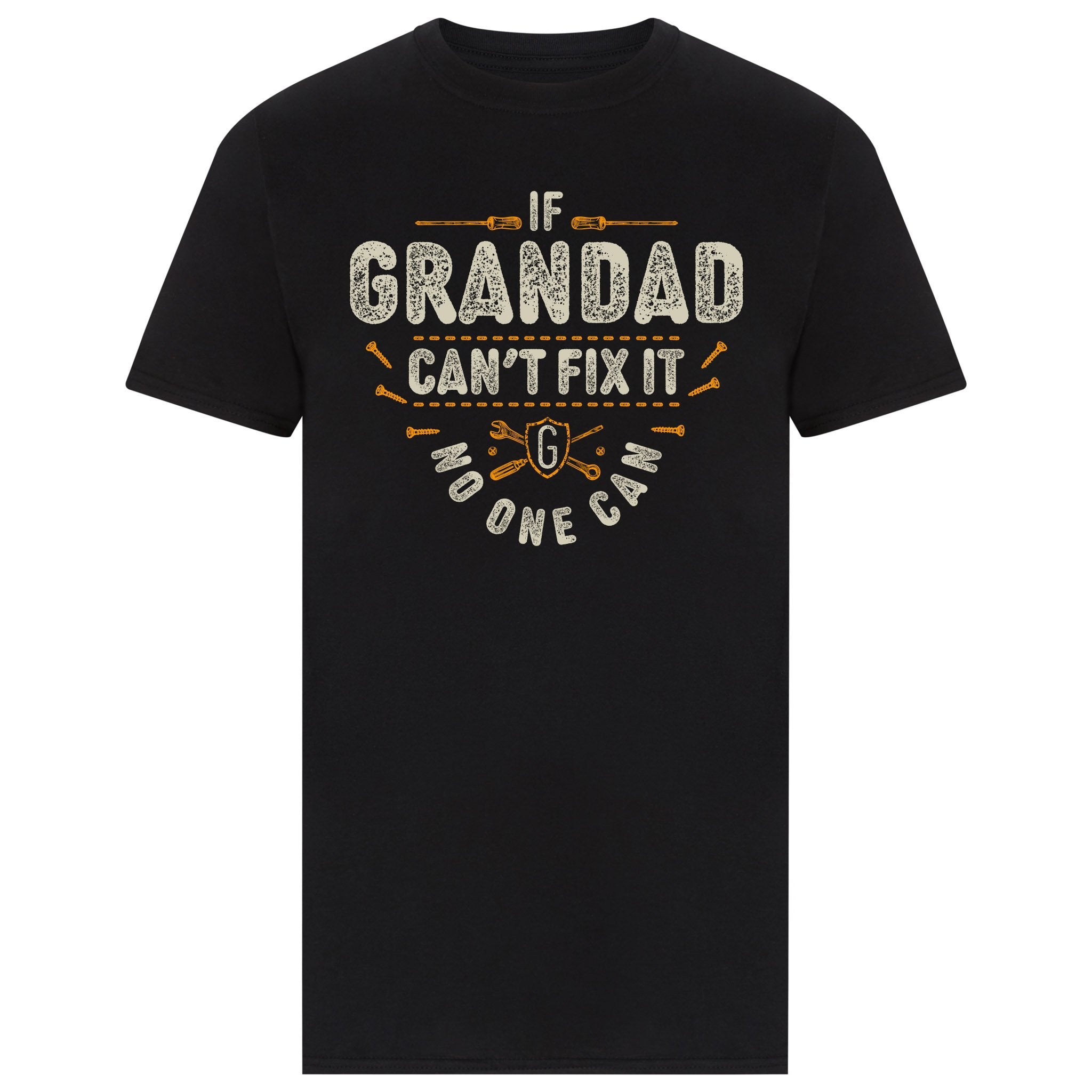 If Grandad Cant Fix It  Handyman Grandad Teeshirt
