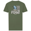 Fishing T-shirt - I Live With Fear Every DAy, But on the Weekends She Lets Me Go Fishing