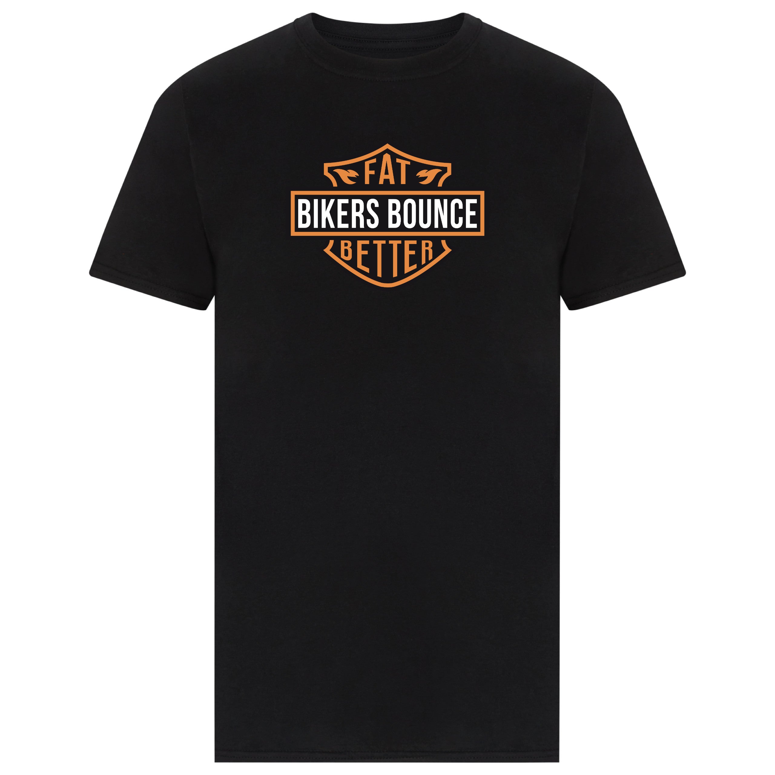 Fat Bikers Bounce T-Shirt - Black