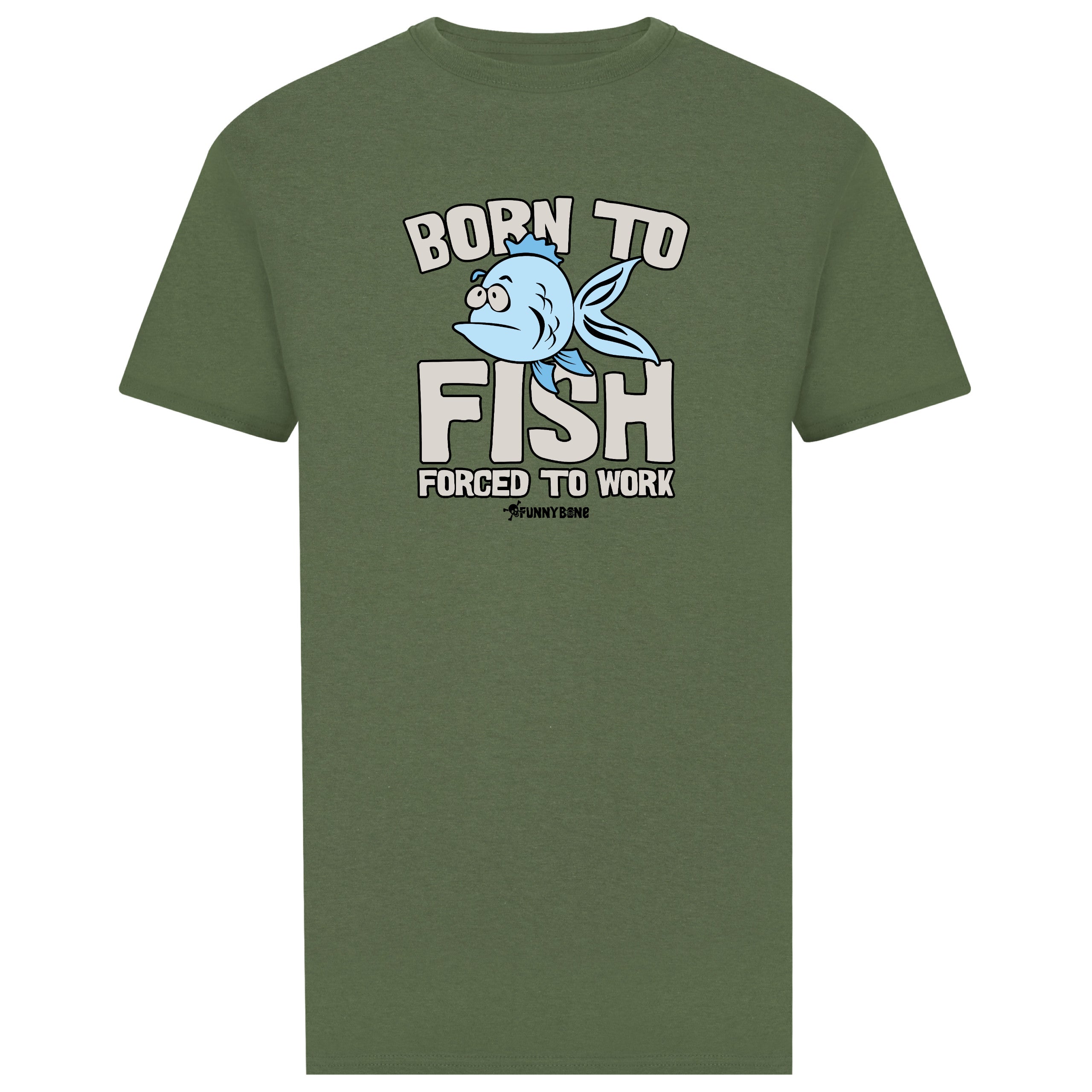 Born To Fish, Fishing T-Shirt - Light Green – FunnyBoneTees