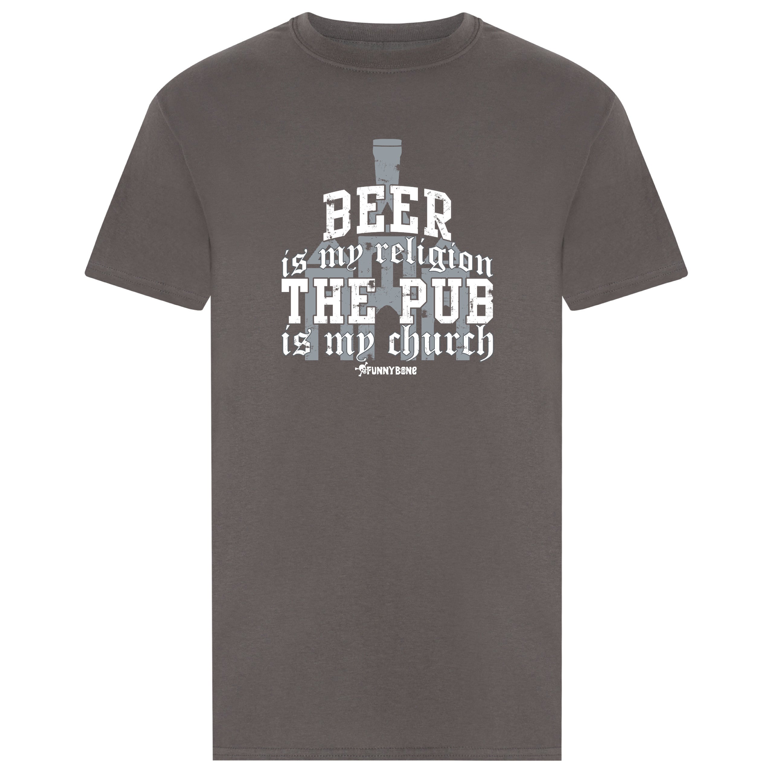 Beer is My Religion Funny Mens T-Shirt