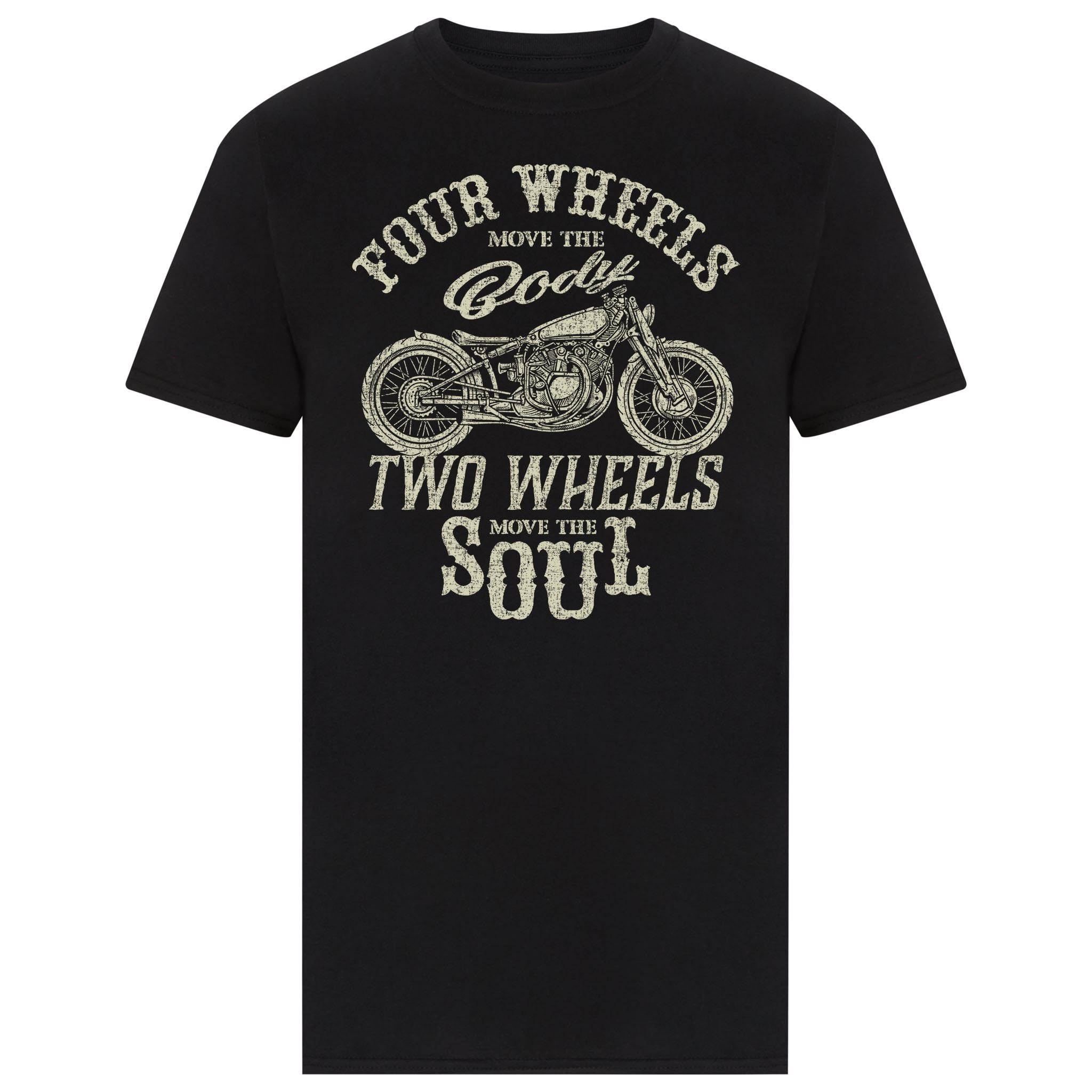 Biker T-shirt - Two Wheels Move the Soul