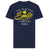 Start the Day With A Smile It Irritates People T-shirt