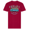 Vanlife Camper T-shirt Red